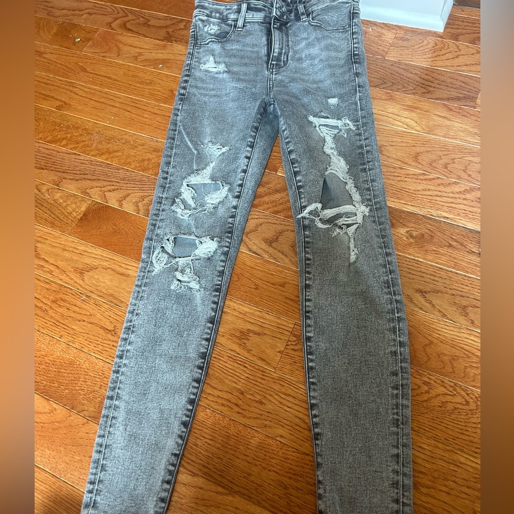 American Eagle Extra Stretch Jeans Gray